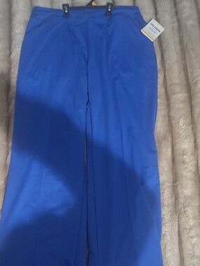 Gildan Scrubs Royal Blue Wide Leg Pants